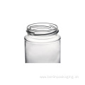 330ml Round Jar with Pattern NeckBase